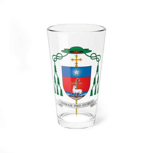 Escudo de Antônio Emídio Vilar (Spain) (Coat of Arms) Pint Glass 16oz