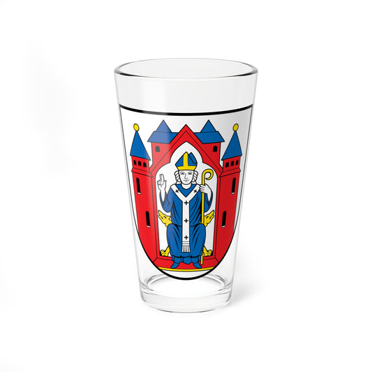 DEU Aschaffenburg COA (Germany) (Coat of Arms) Pint Glass 16oz