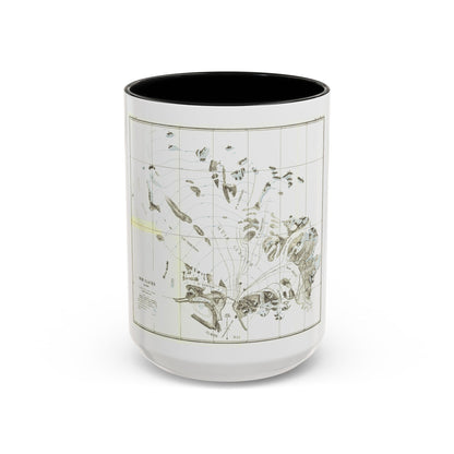 Alaska - Muir Glacier (1890) (Map) Accent Coffee Mug