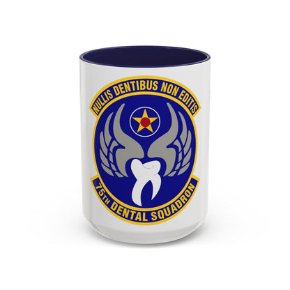 Tasse à café décorative du 75e escadron dentaire (US Air Force)