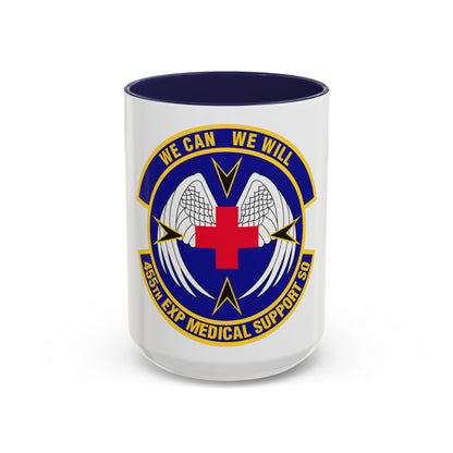 455th Expeditionary Medical Support Squadron (U.S. Air Force) Accent Coffee Mug