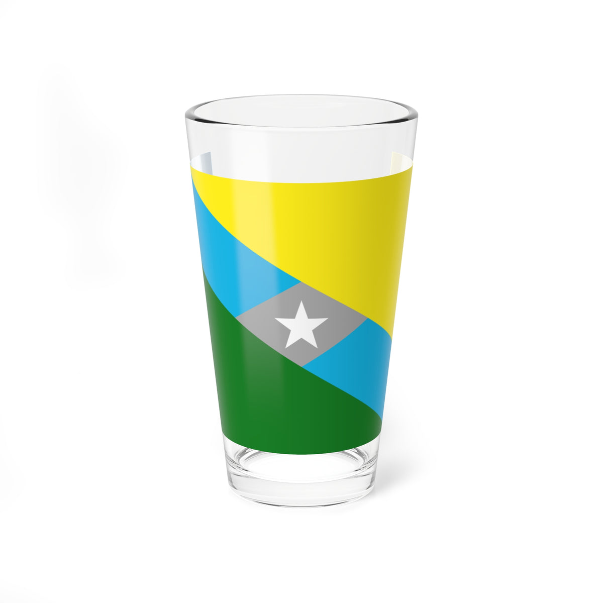 Bandera del Municipio Aricagua (Venezuela) Pint Glass 16oz
