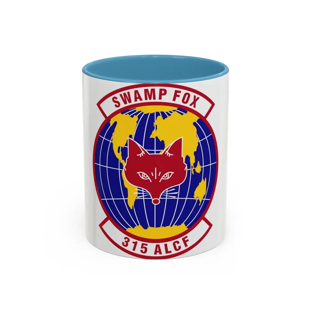 315th Airlift Control Flight (U.S. Air Force) Accent Coffee Mug 11oz Light Blue - Go Mug Yourself