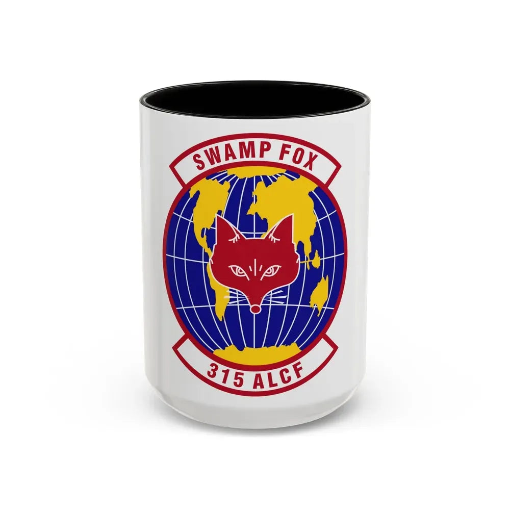 315th Airlift Control Flight (U.S. Air Force) Accent Coffee Mug 15oz Black - Go Mug Yourself