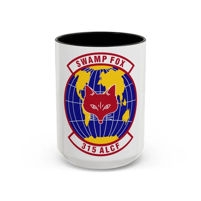 315th Airlift Control Flight (U.S. Air Force) Accent Coffee Mug 15oz Black - Go Mug Yourself