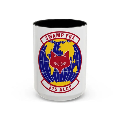 315th Airlift Control Flight (U.S. Air Force) Accent Coffee Mug 15oz Black - Go Mug Yourself