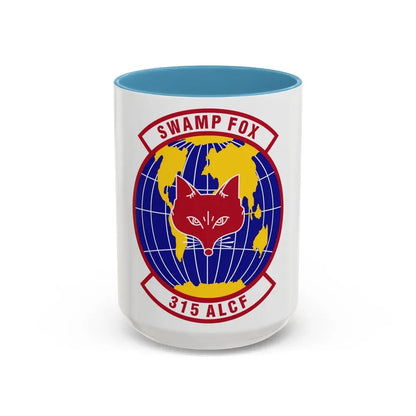315th Airlift Control Flight (U.S. Air Force) Accent Coffee Mug 15oz Light Blue - Go Mug Yourself