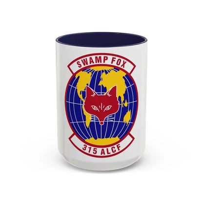 315th Airlift Control Flight (U.S. Air Force) Accent Coffee Mug 15oz Navy - Go Mug Yourself