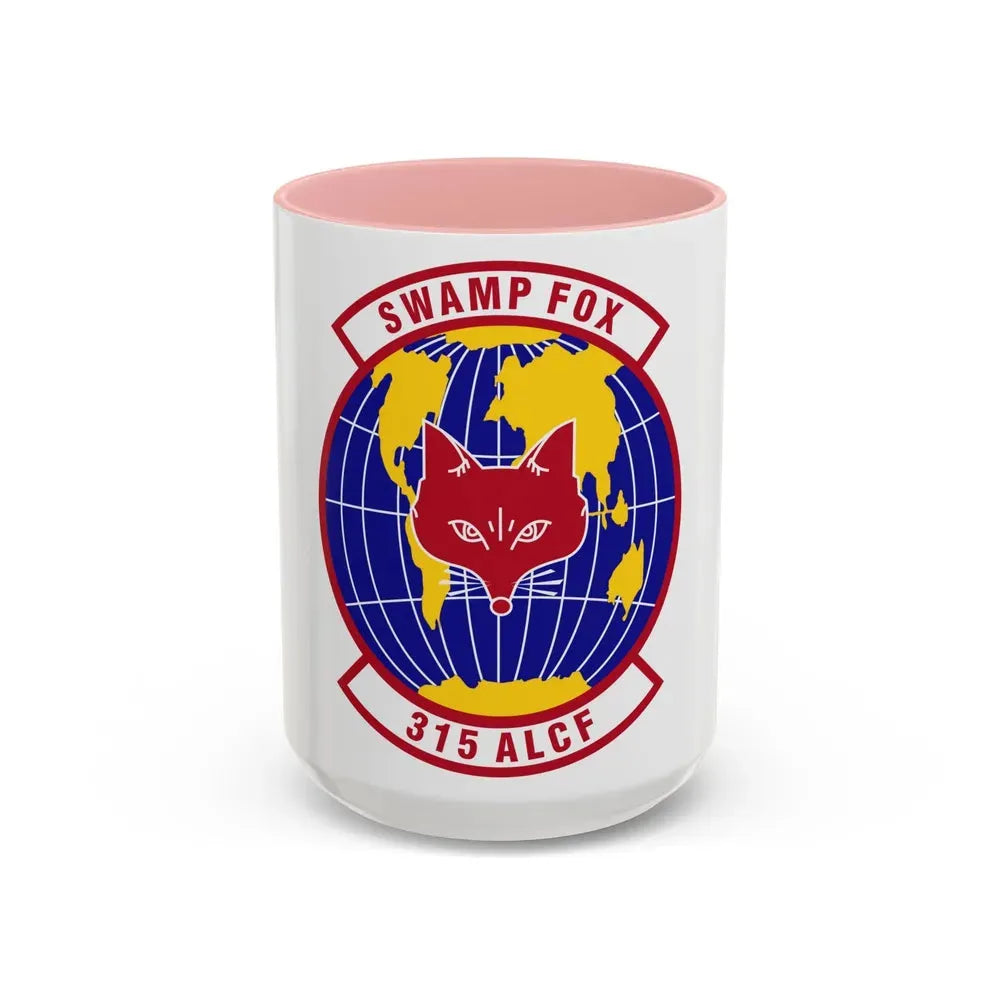 315th Airlift Control Flight (U.S. Air Force) Accent Coffee Mug 15oz Pink - Go Mug Yourself