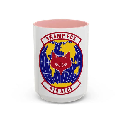 315th Airlift Control Flight (U.S. Air Force) Accent Coffee Mug 15oz Pink - Go Mug Yourself