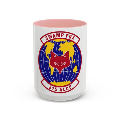 315th Airlift Control Flight (U.S. Air Force) Accent Coffee Mug 15oz Pink - Go Mug Yourself