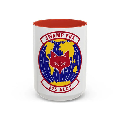 315th Airlift Control Flight (U.S. Air Force) Accent Coffee Mug 15oz Red - Go Mug Yourself