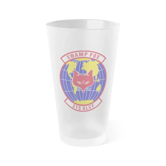 315th Airlift Control Flight (U.S. Air Force) Frosted Pint Glass 16oz 16oz Frosted - Go Mug Yourself
