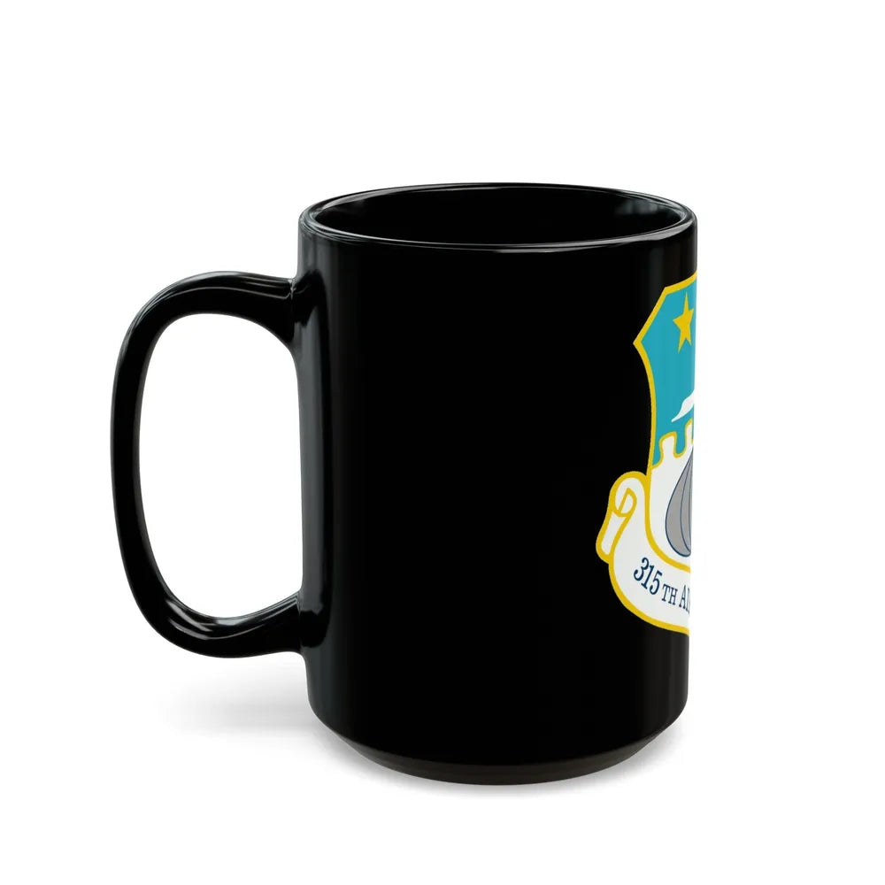 315th Airlift Wing (U.S. Air Force) Black Coffee Mug-Go Mug Yourself