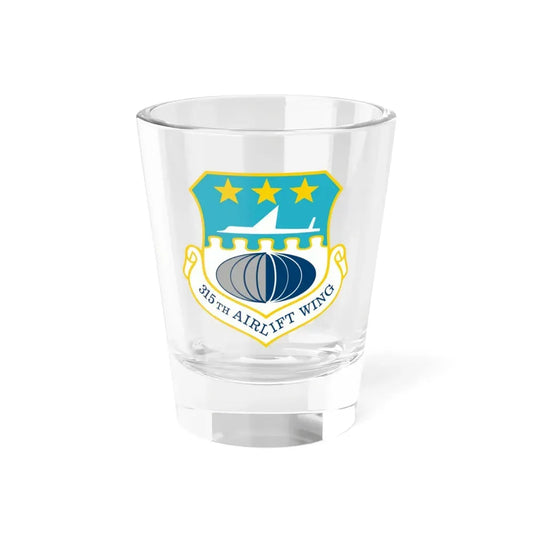 315th Airlift Wing (U.S. Air Force) Shot Glass 1.5oz 1.5oz - Go Mug Yourself
