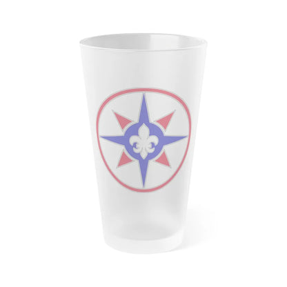 316 Sustainment Command (U.S. Army) Frosted Pint Glass 16oz-Go Mug Yourself