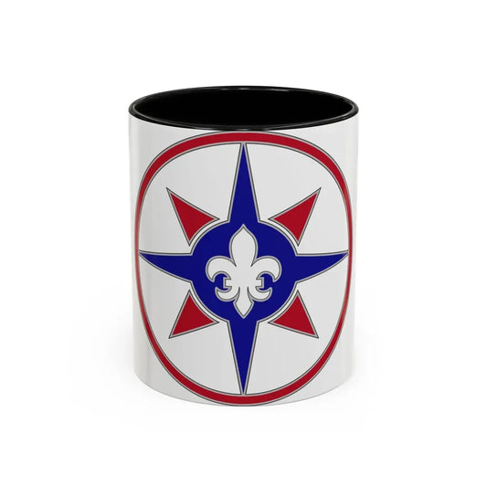 316 Sustainment Command (U.S. Army) Accent Coffee Mug 11oz Black - Go Mug Yourself