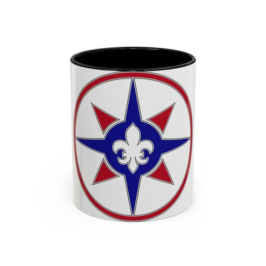 316 Sustainment Command (U.S. Army) Accent Coffee Mug 11oz Black - Go Mug Yourself