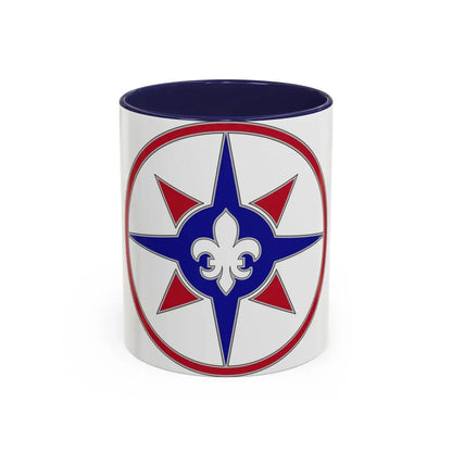 316 Sustainment Command (U.S. Army) Accent Coffee Mug 11oz Navy - Go Mug Yourself