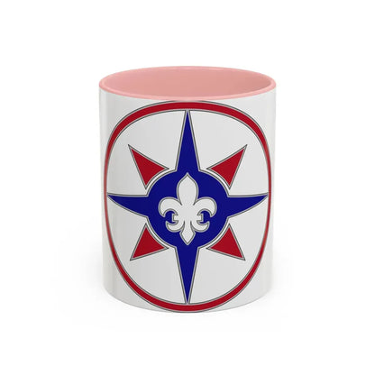 316 Sustainment Command (U.S. Army) Accent Coffee Mug 11oz Pink - Go Mug Yourself
