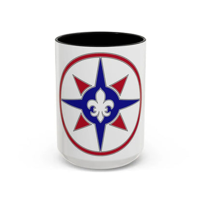 316 Sustainment Command (U.S. Army) Accent Coffee Mug 15oz Black - Go Mug Yourself