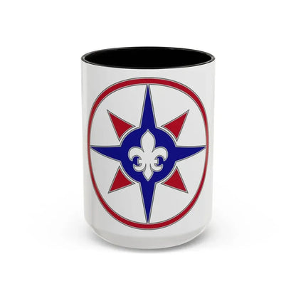 316 Sustainment Command (U.S. Army) Accent Coffee Mug 15oz Black - Go Mug Yourself