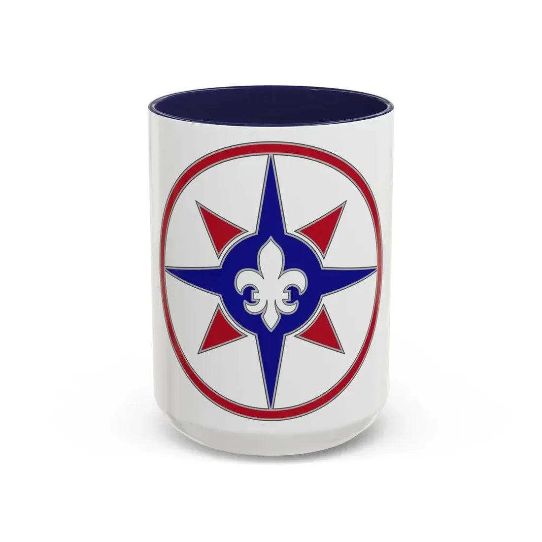 316 Sustainment Command (U.S. Army) Accent Coffee Mug 15oz Navy - Go Mug Yourself