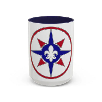 316 Sustainment Command (U.S. Army) Accent Coffee Mug 15oz Navy - Go Mug Yourself