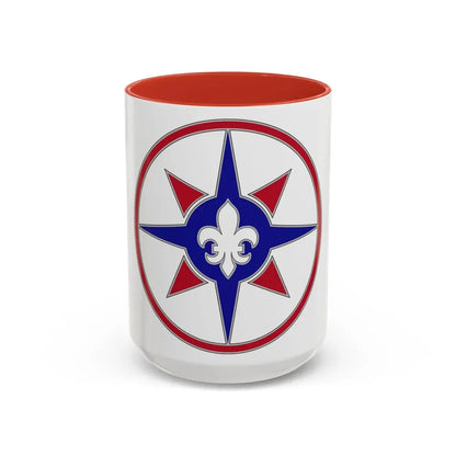 316 Sustainment Command (U.S. Army) Accent Coffee Mug 15oz Red - Go Mug Yourself