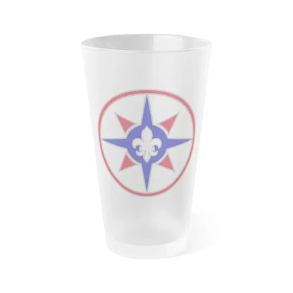316 Sustainment Command (U.S. Army) Frosted Pint Glass 16oz Default Title - Go Mug Yourself