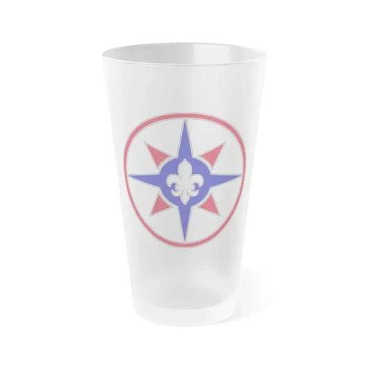 316 Sustainment Command (U.S. Army) Frosted Pint Glass 16oz Default Title - Go Mug Yourself