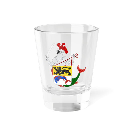 Greater Coat of Arms of Dunkerque 17th century (France) (Coat of Arms) Shot Glass 1.5oz
