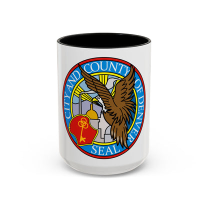 Seal of Denver - Accent Coffee Mug