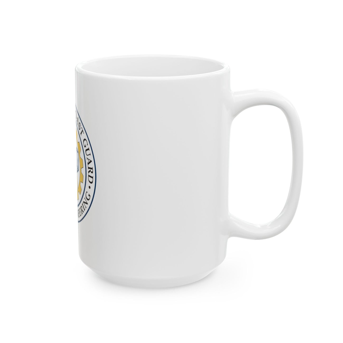 USCG Naval Engineering (U.S. Coast Guard) White Coffee Mug