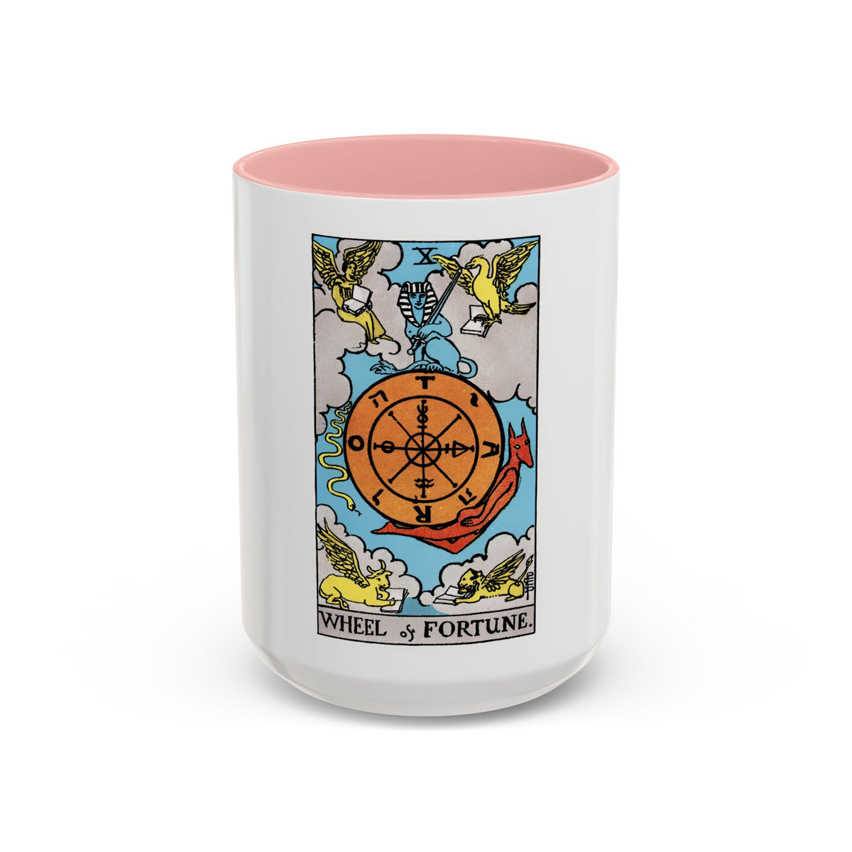 Wheel of Fortune (Tarot Card) Accent Coffee Mug