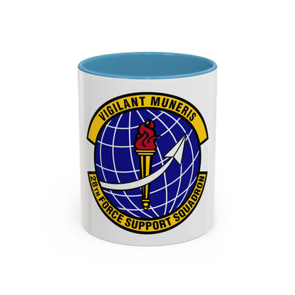 28th Force Support Squadron (U.S. Air Force) Accent Coffee Mug