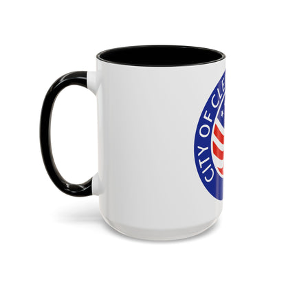 Seal of Cleveland Ohio - Accent Coffee Mug