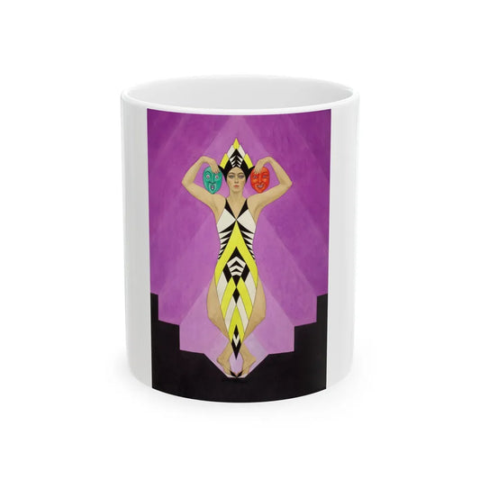 Dorsha Hayes, probable The Dance Magazine cover, circa 1929 - White Coffee Mug-11oz-Go Mug Yourself