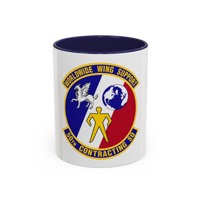 50th Contracting Squadron (U.S. Air Force) Accent Coffee Mug