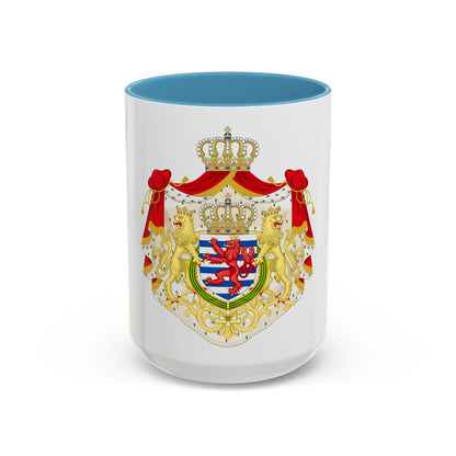Greater coat of arms of the grand-duchy of Luxembourg 2 - Accent Coffee Mug
