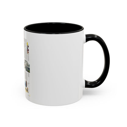 USA - Alaska, Beauty and Beasts (1975) (Map) Accent Coffee Mug