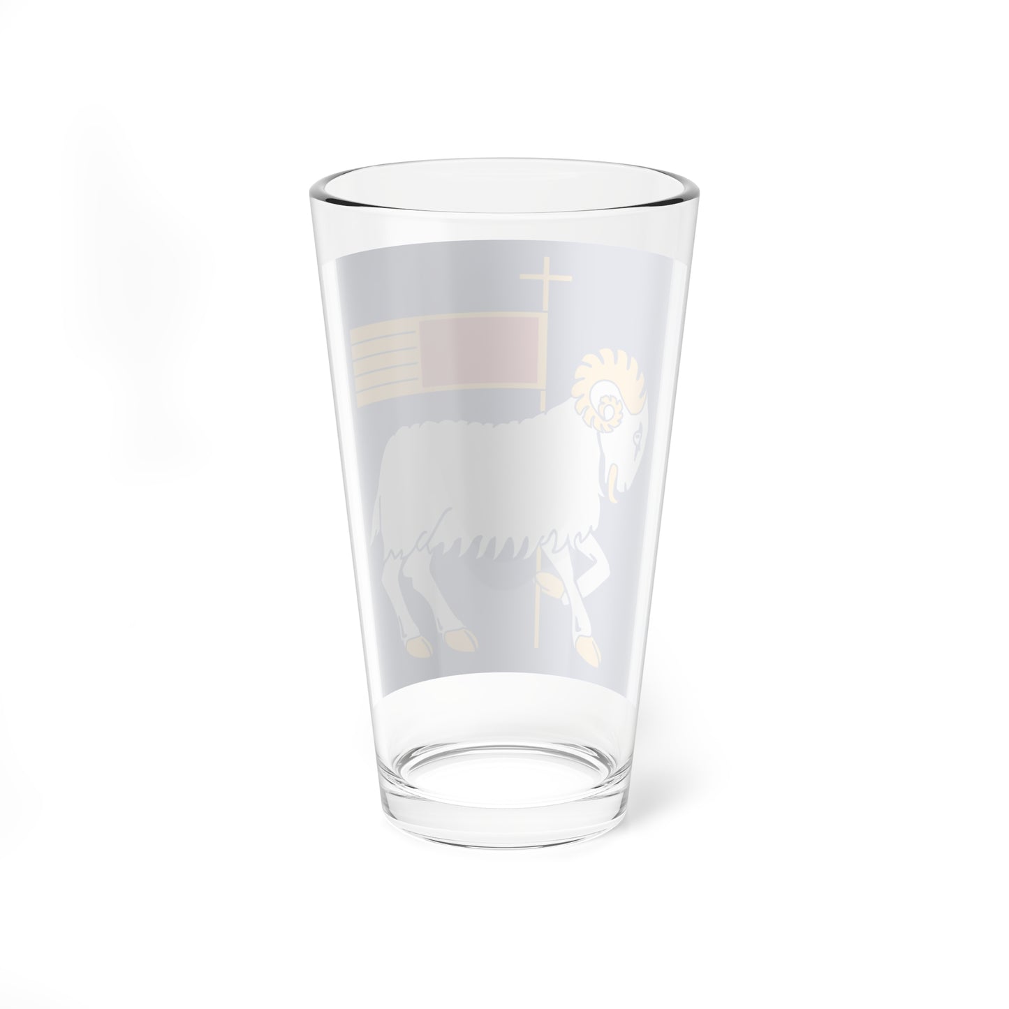 Gotland flag (Sweden) Pint Glass 16oz