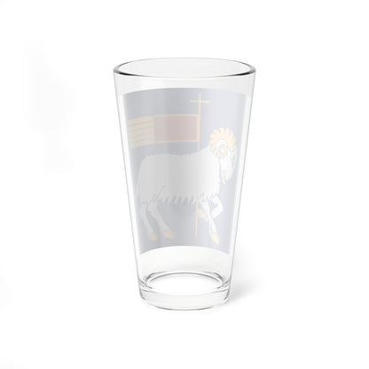 Gotland flag (Sweden) Pint Glass 16oz