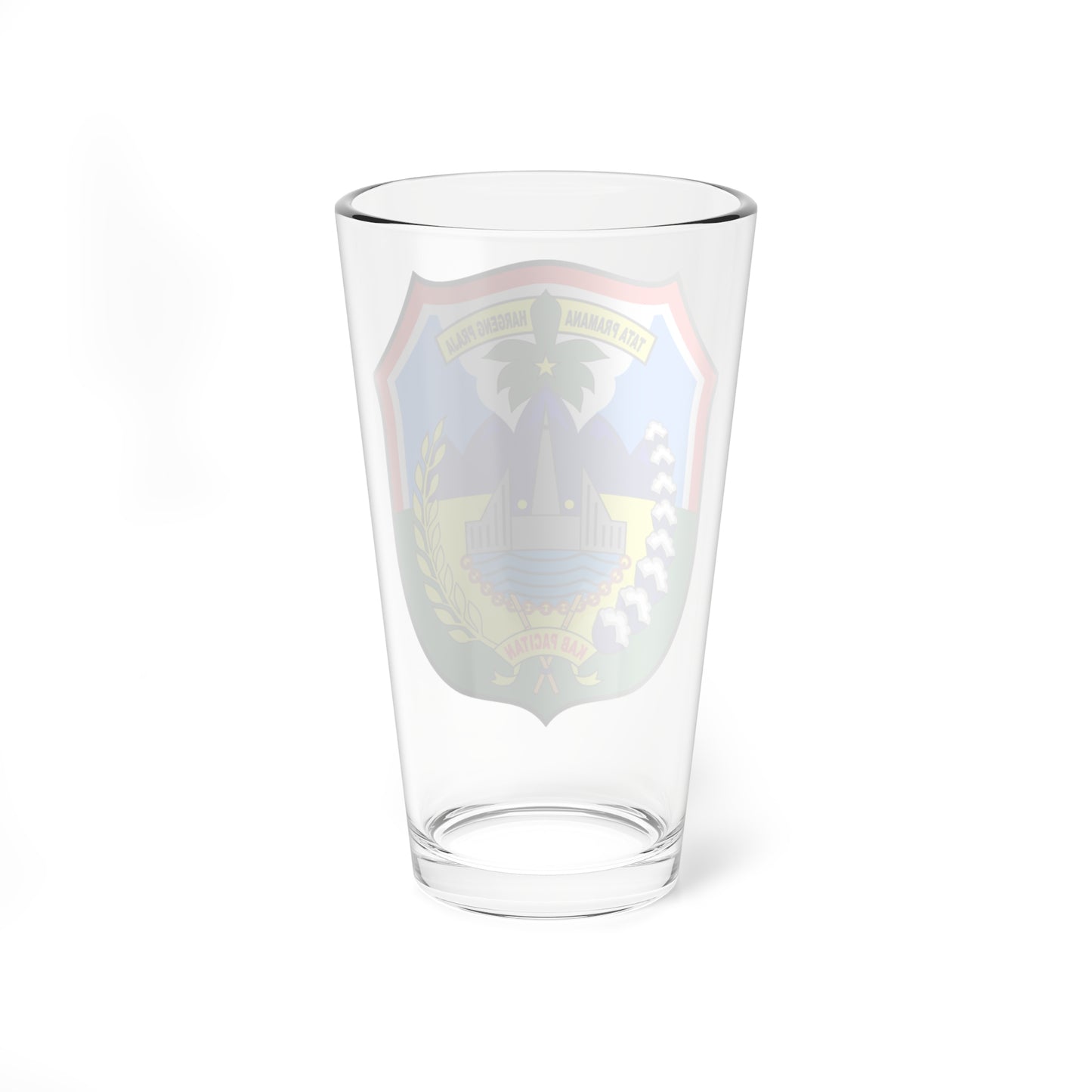 Seal of Pacitan Regency (Indonesia) (Coat of Arms) Pint Glass 16oz