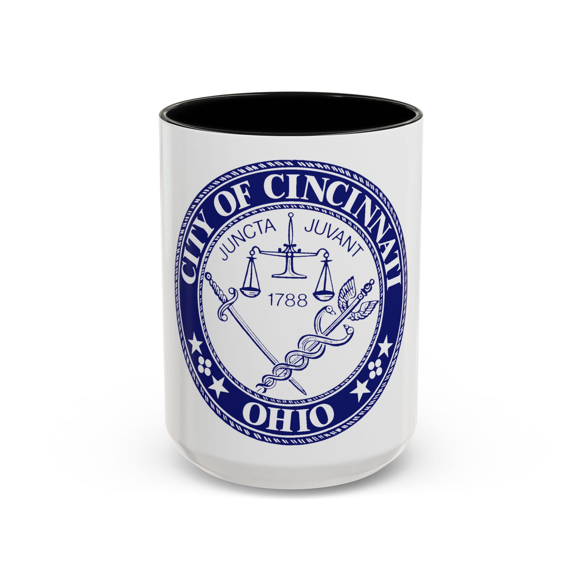 Seal of the City of Cincinnati (Ohio) - Accent Coffee Mug