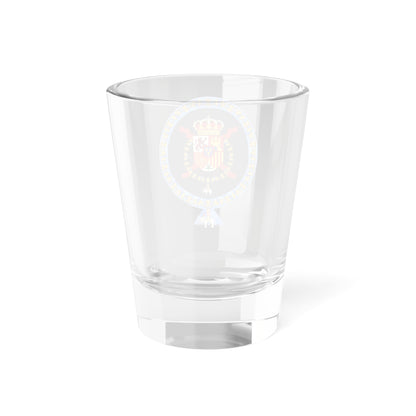 Coat of Arms of Juan Carlos I of Spain Order of the Elephant Variant (Denmark) (Coat of Arms) Shot Glass 1.5oz