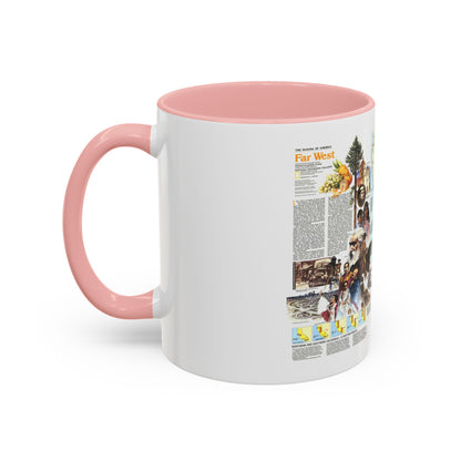USA - Far West 2 (1984) (Map) Accent Coffee Mug