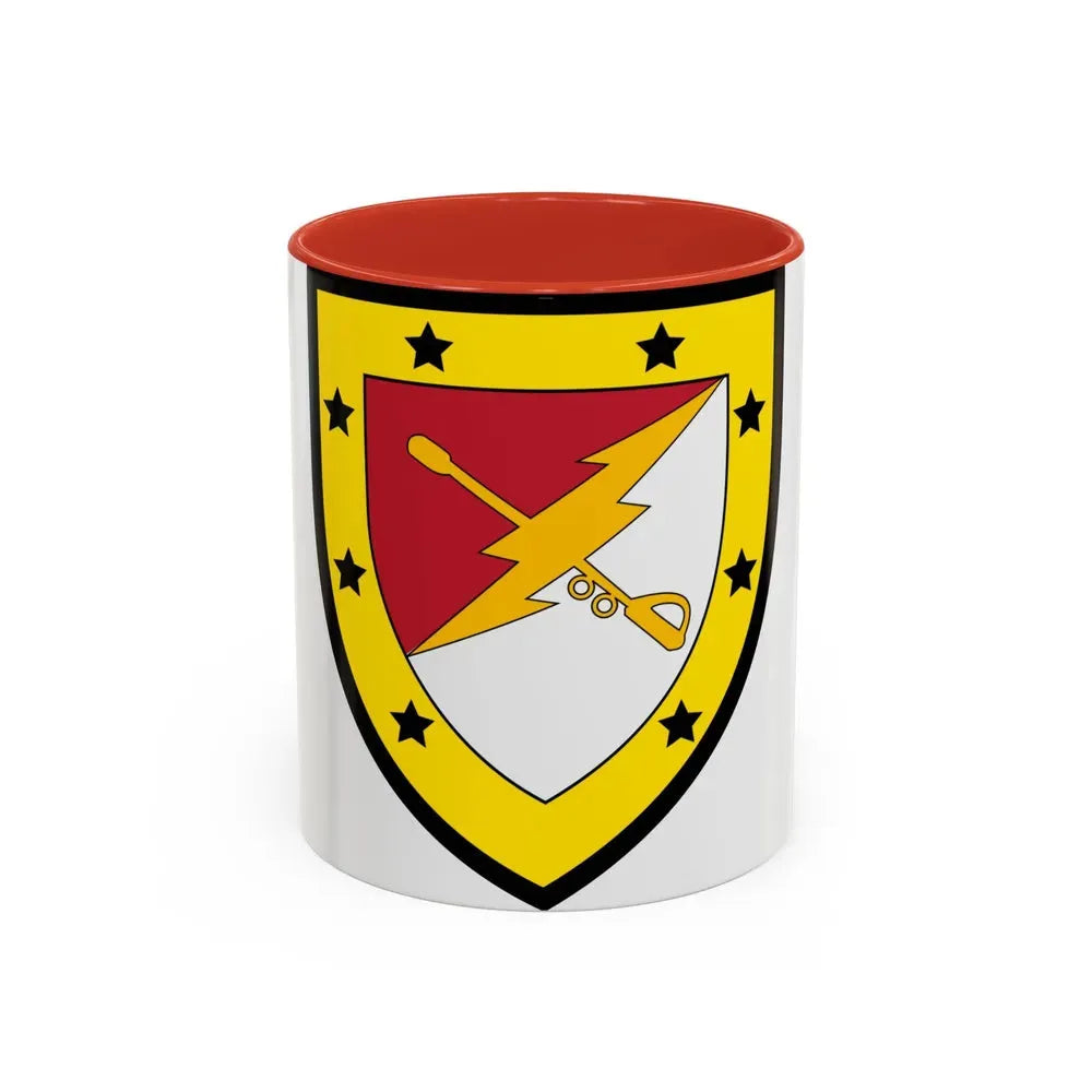 316th Cavalry Brigade (U.S. Army) Accent Coffee Mug 11oz Red - Go Mug Yourself