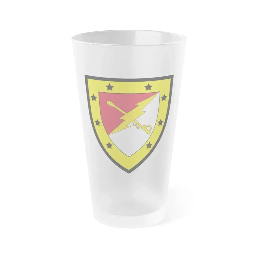 316th Cavalry Brigade (U.S. Army) Frosted Pint Glass 16oz Default Title - Go Mug Yourself