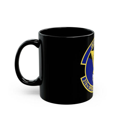 316th Operations Support Squadron (U.S. Air Force) Black Coffee Mug-Go Mug Yourself